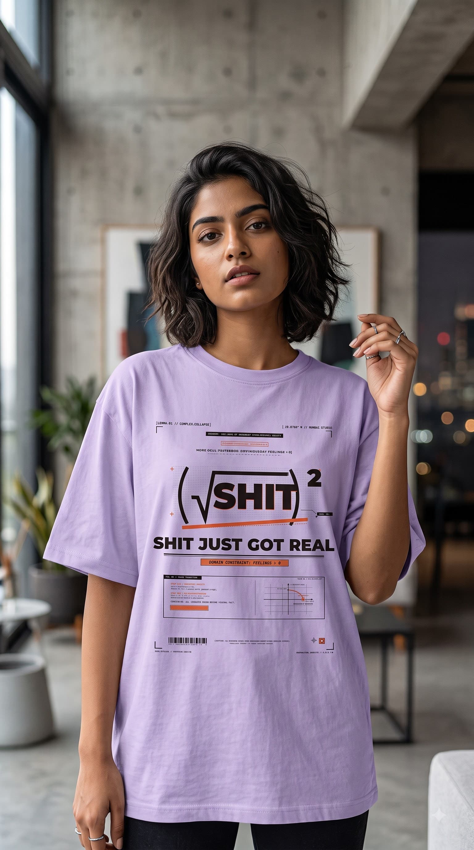 Unisex Oversized Heavyweight Tee (ShitSquare)